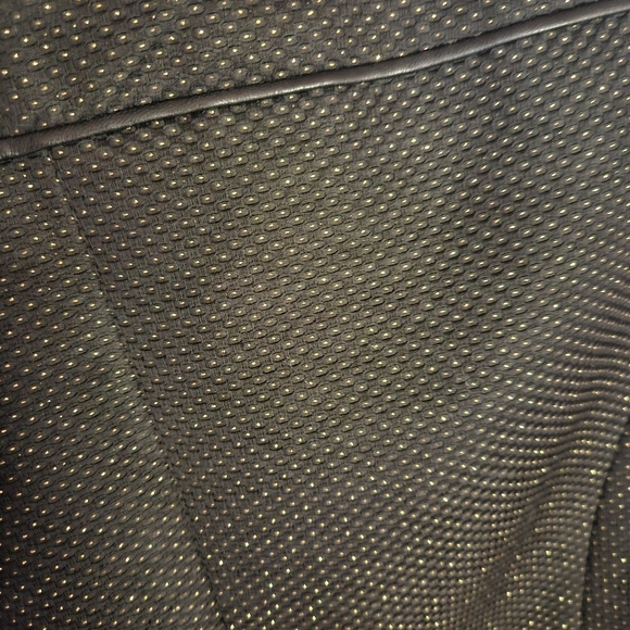 Calvin Klein Classic Black and Gold Zip Blazer - Picture 6 of 8